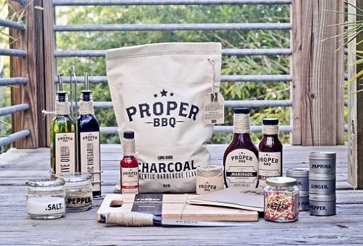 Proper BBQ : Lovely Package . Curating the very best packaging design. #packaging