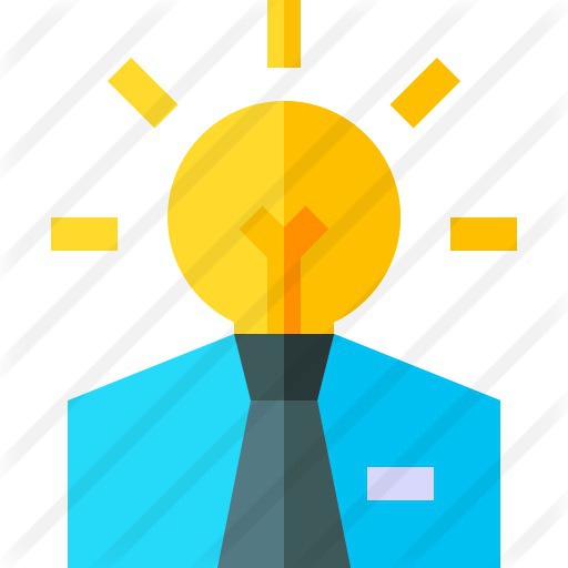 See more icon inspiration related to business and finance, creative, idea, user, light bulb, avatar, man and people on Flaticon.