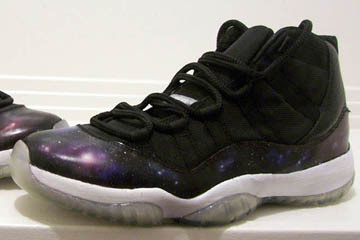 Michael Retro 11 Jordan Glow Dark Mens Basketball Sneakers - All Star Galaxy #shoes