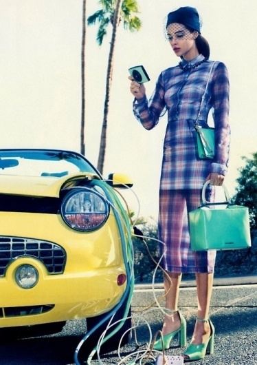 Sara Lindholm - pretaportre: Vogue March 2012 - Powder Play,... #fashion #color #vouge