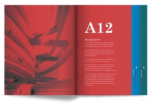 Brochure design idea #251: The Royal Danish Academy of Fine Arts - ADC on the Behance Network #print #brochure