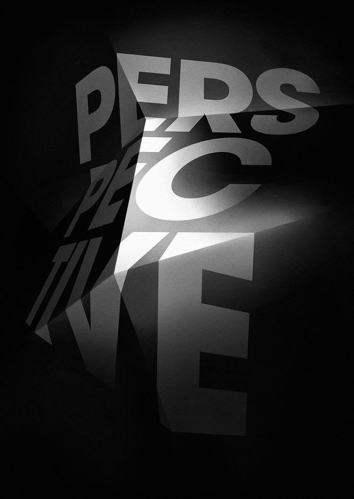 Perspective by Manel Portomene #design #typography