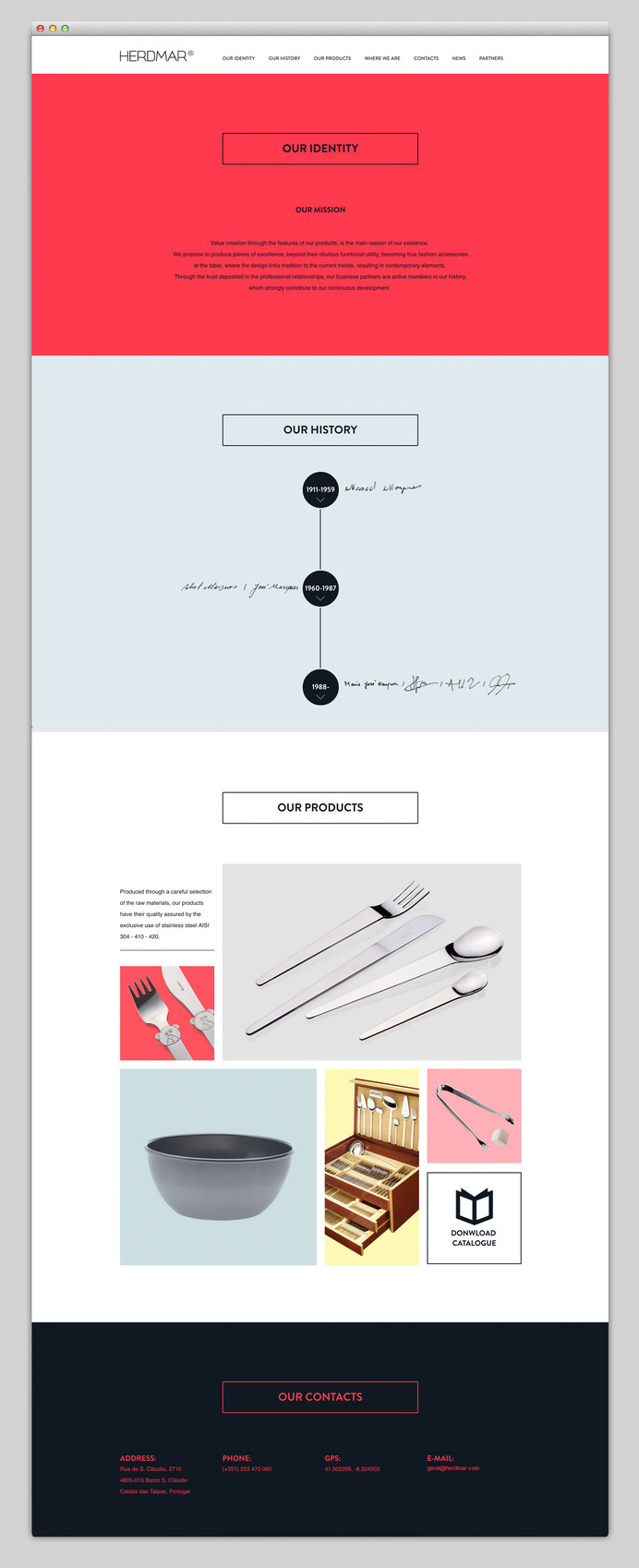 Websites We Love — Showcasing The Best in Web Design #cutlery #agency #designs #design #best #website #ui #minimal #webdesign #web #herdmar #typography