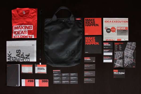 99% Conference 2012: Identity #behance #red #99