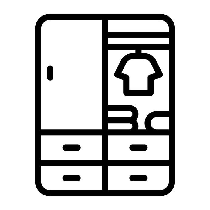 See more icon inspiration related to closet, locker, furniture and household, lockers and wardrobe on Flaticon.