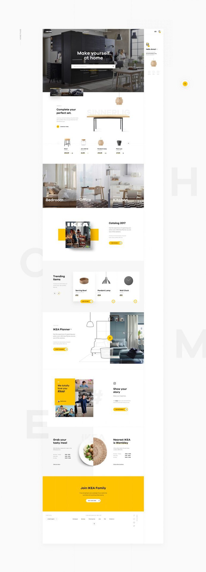 Shopping made personal – IKEA online experience concept