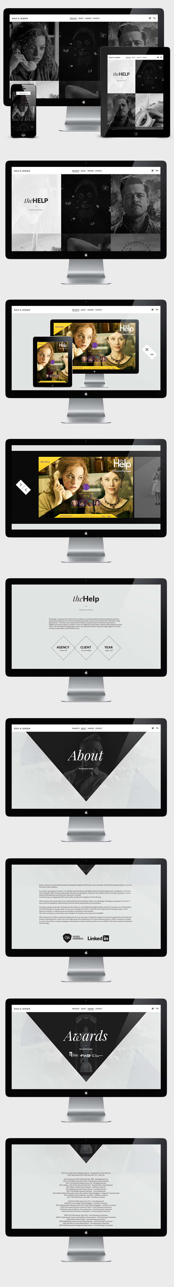 Portfolio 2014 on Behance #portfolio #web #webdesign