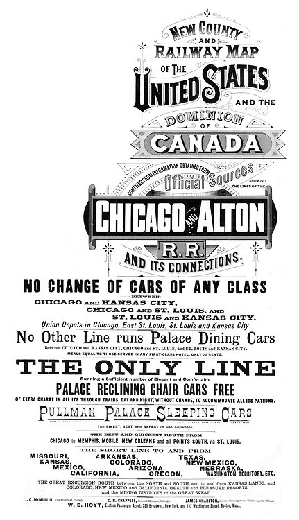 viaÂ David Rumsey Map Collection #ornate #map #vintage #type #typography