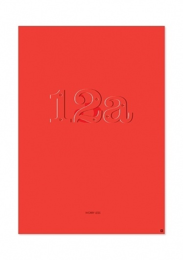 Posters – Self Initiated Project on the Behance Network #12a #superstitions #red #poster