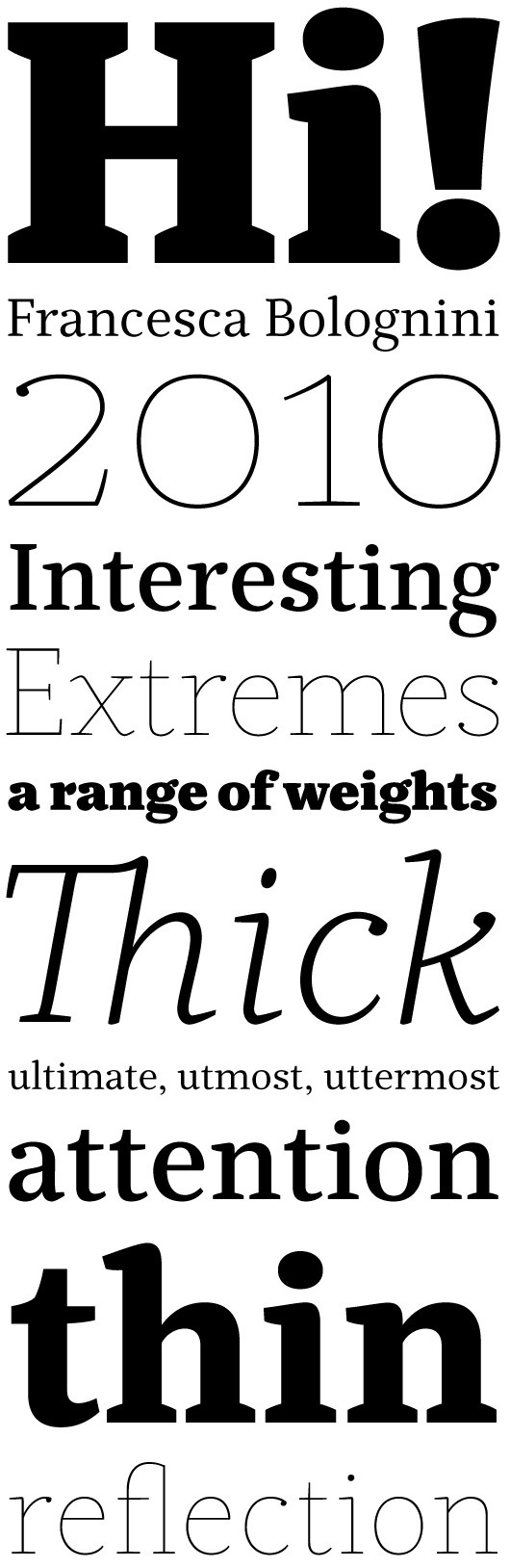 Kina by Francesca Bolognini #font #serif #type #incubator #typography