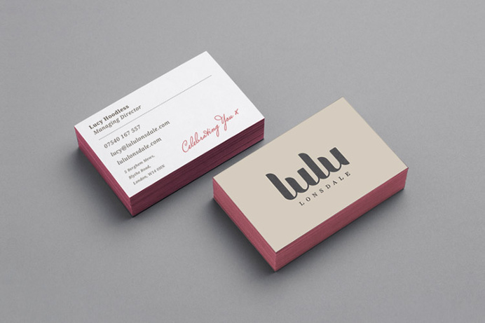 Lulu Lonsdale Branding and web design