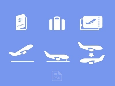 Airport Icons #icon #sign #picto #symbol #airport