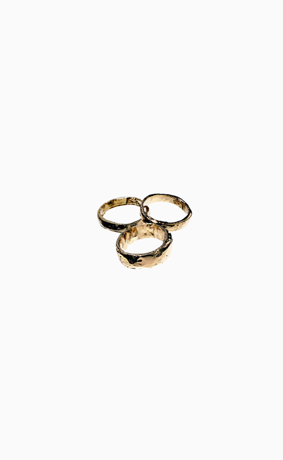 Gold plated pewter #ring #gold