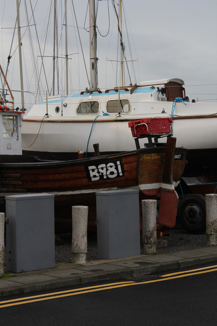 Along the beach. | David Mcmenemy #photo #painted #number #boat