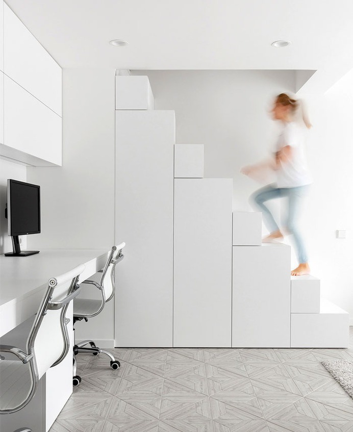 White Urban Minimalism by Greenbor - InteriorZine