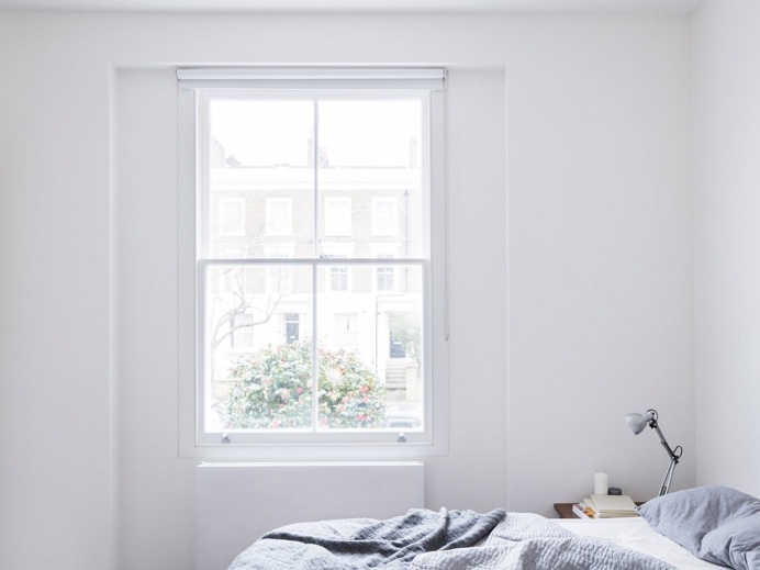 Sash window. Islington Maisonette by Larissa Johnston Architects. © Rory Gardiner. #window #sashwindow #scandinavian