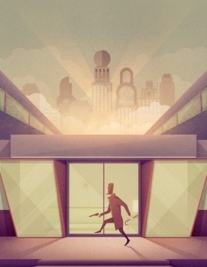 Geometric Illustration by Justin Mezzell » ISO50 Blog – The Blog of Scott Hansen (Tycho / ISO50) #illustration