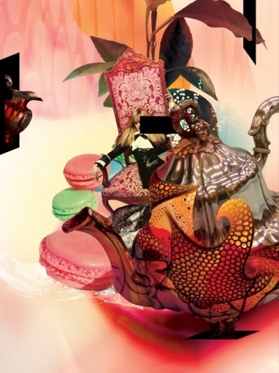 :: Surreal Tea Party || Karen To :: #illustration