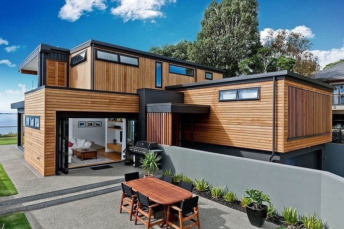 A Modern Two-Storey Dwelling Inspiring Calmness in New Zealand