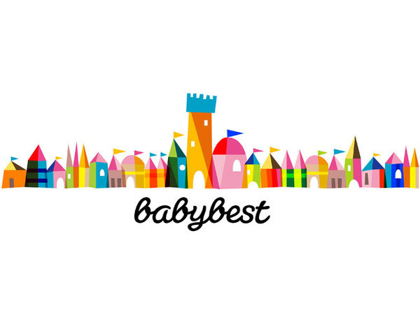 Baby Best brand identity design #illustration #logo #color