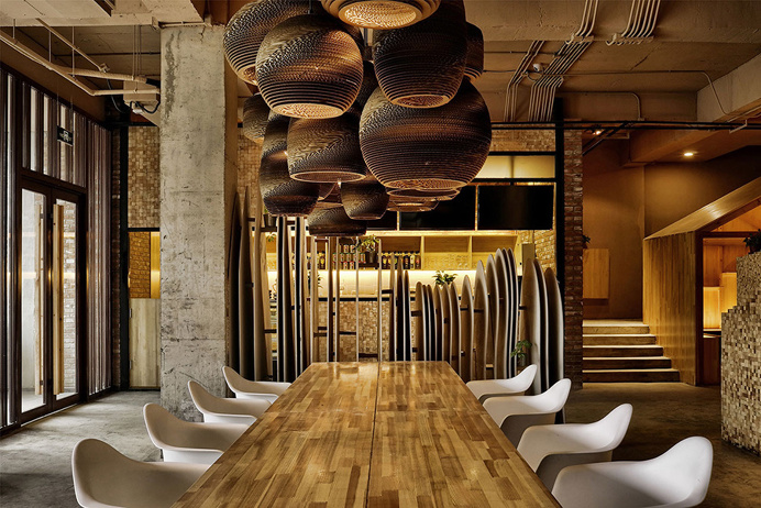 chairs, interior, design, lights, space