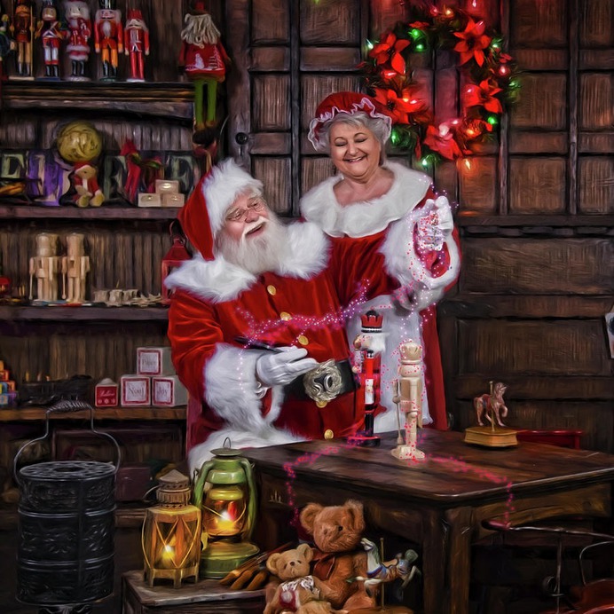 christmas paint by number & step by step easy christmas paintings #painting