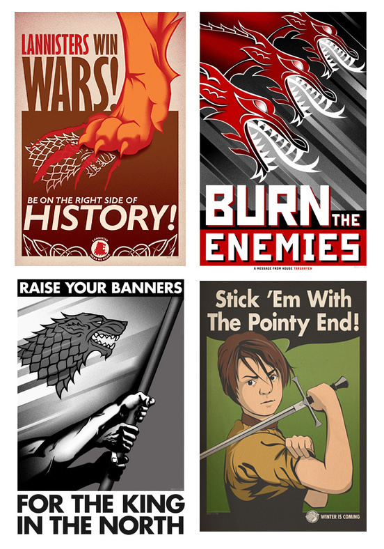 thrones posters #propaganda #game #of #thrones