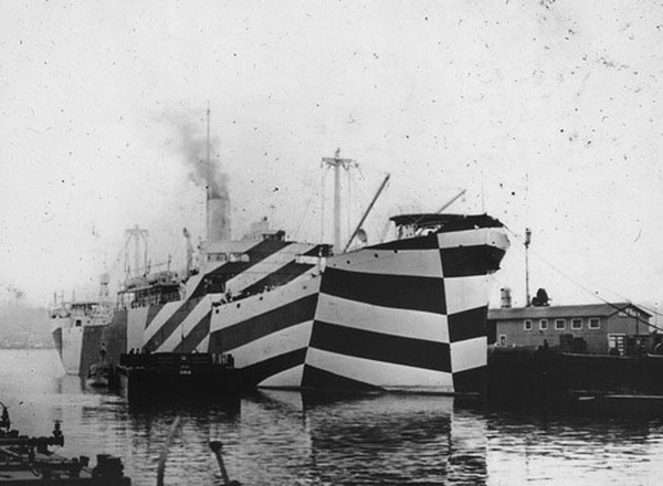 Patternity_Dazzle Ship Dock #ships #stripes #pattern #dazzle