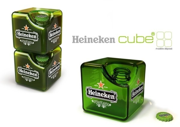 Concept Heineken Cube 2008 on the Behance Network #product #design #package