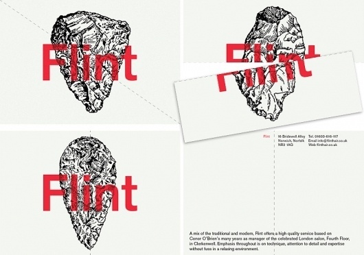 Flint | Bibliothèque Design #bibliothque #identity #flint