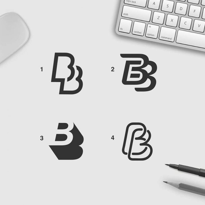 BB monogram.