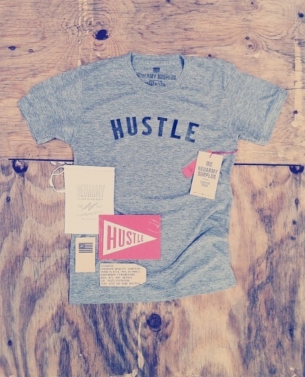 Limited Issue | Hustle | Neuarmy™ #branding #clothes #logo #brand #type #tees