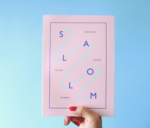 SLALOM (Photobook) #slalom #pastel #pink #book #cover
