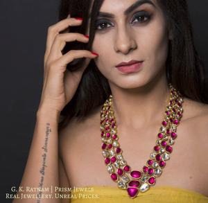 Necklace - gold diamond polki kundan meena jadau jewellery