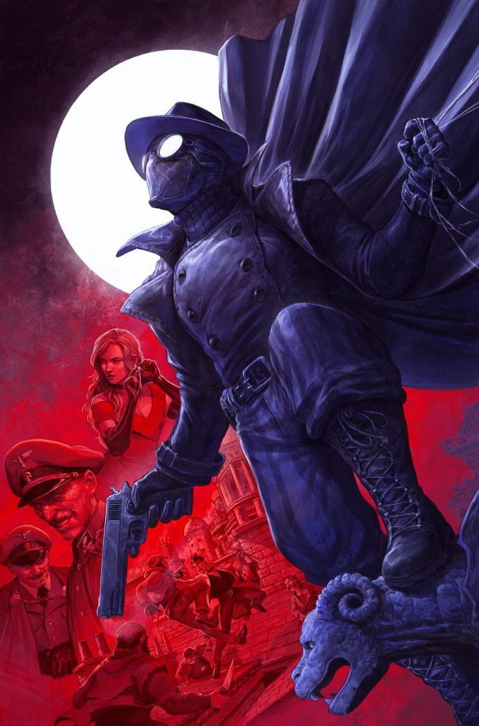 Spider-Man Noir #2 Cover by DaveRapoza