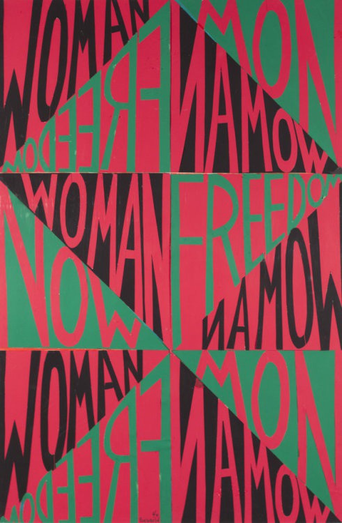 grupaok: "Faith Ringgold, Woman Freedom Now, 1970 "
