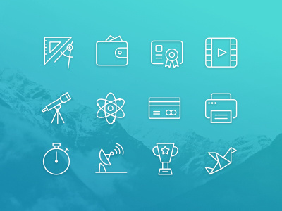 #icons #line #iconset #icon #stroke #thin #outline #vector #ui #web