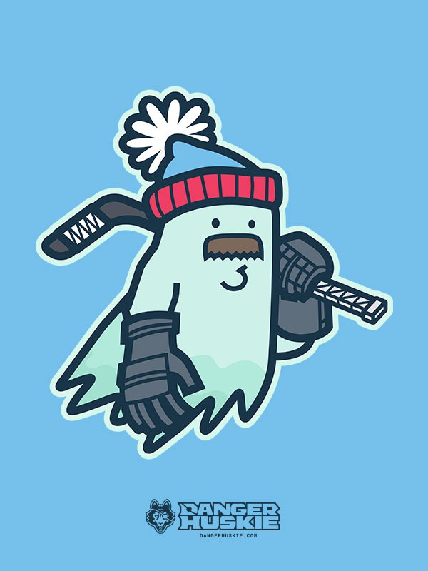 Danger Team! Who says you need to quit being a Chicago Hockey fan after you die? Da Chicago Hockey Ghost says it's clearly not da case.