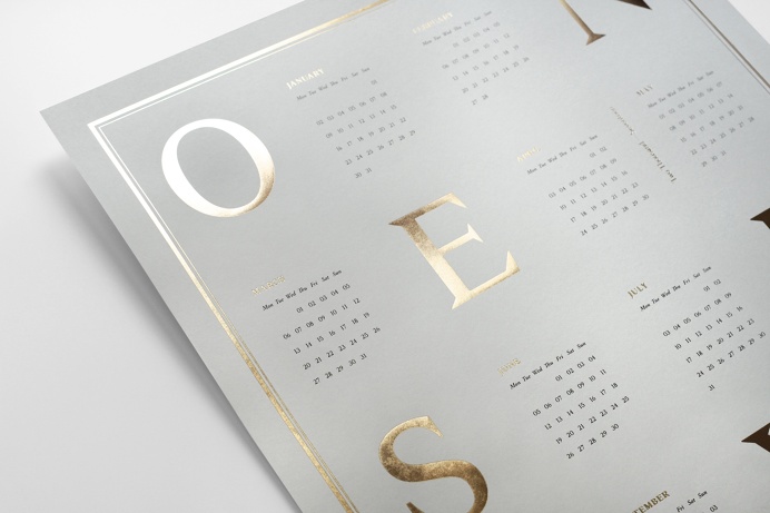 "ONE SEVEN" is the name of the new 2017 calendars designed by Kristina Krogh from Denmark Copenhagen. The prints come in a size of 50 x 70 c #sthash