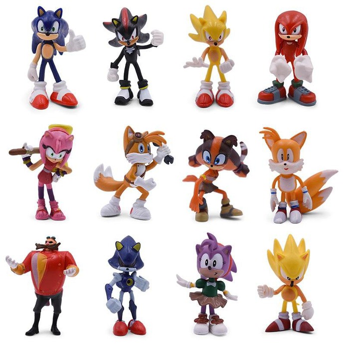7 Characters Sonic PVC Action Figures - Shop For Gamers