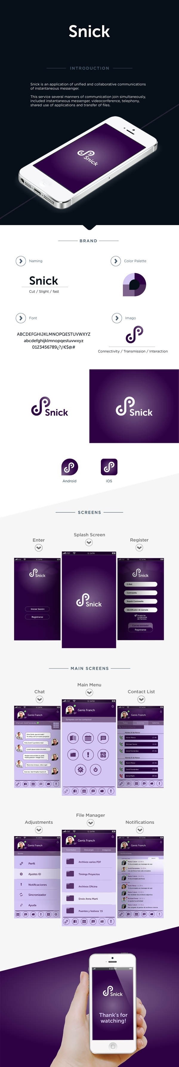 Snick App by Símil Estudio