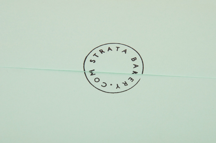 Strata #menu #identity #food #print #bakery