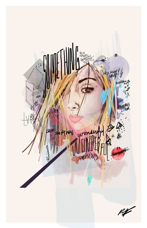ROSCO FLEVO #beauty #flevo #rosco #girl #cannon #print #design #graphic #aquarius #rhianna #horoscope #illustration #poster #beautiful #muse #web #typography