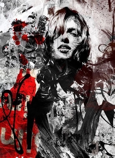 Mixed Media Portraits Bursting with Life - My Modern Metropolis