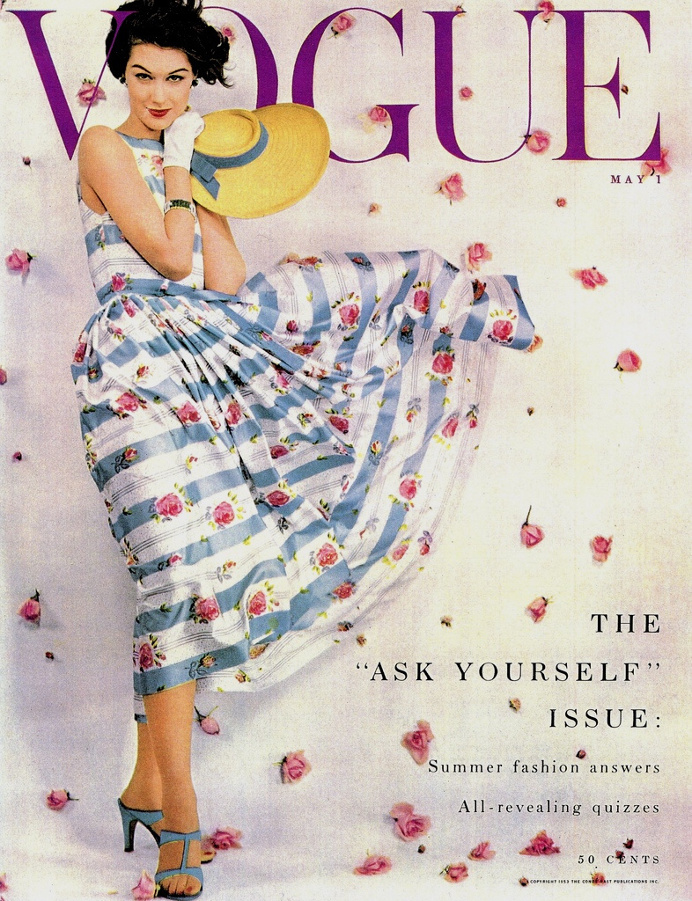 Wearing Traina-Norell, 1953