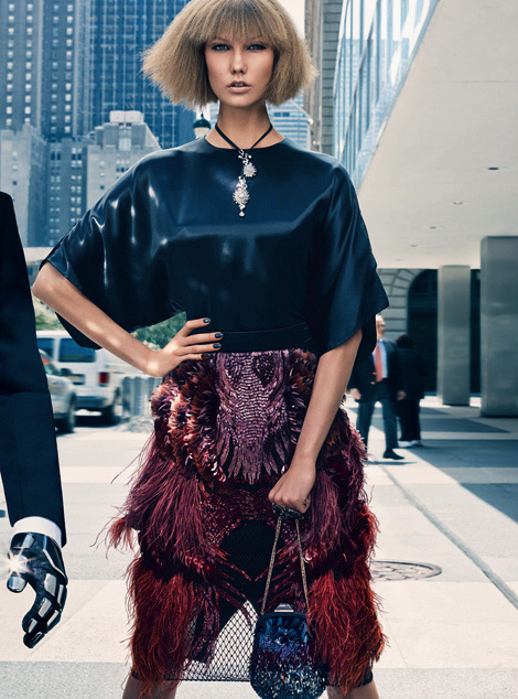 Karlie Kloss & Daft Punk by Craig McDean for Vogue US #fashion #model #photography #girl