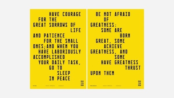 Gargalo by Solo, Independent Graphic Design Studio from Barcelona #yellow #barcelona #typography
