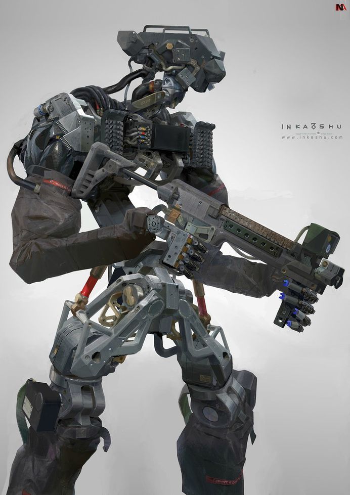rhubarbes: "ArtStation - Humanoids, by Inka Shu "