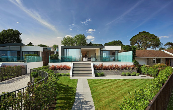 DistinguishedÂ Pair of Homes with Contemporary Appeal CollectingÂ UK Coastline Panoramas #house #modern #home #contemporary #architecture #residence