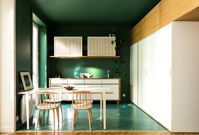 Modern Parisian Chic Apartment - InteriorZine